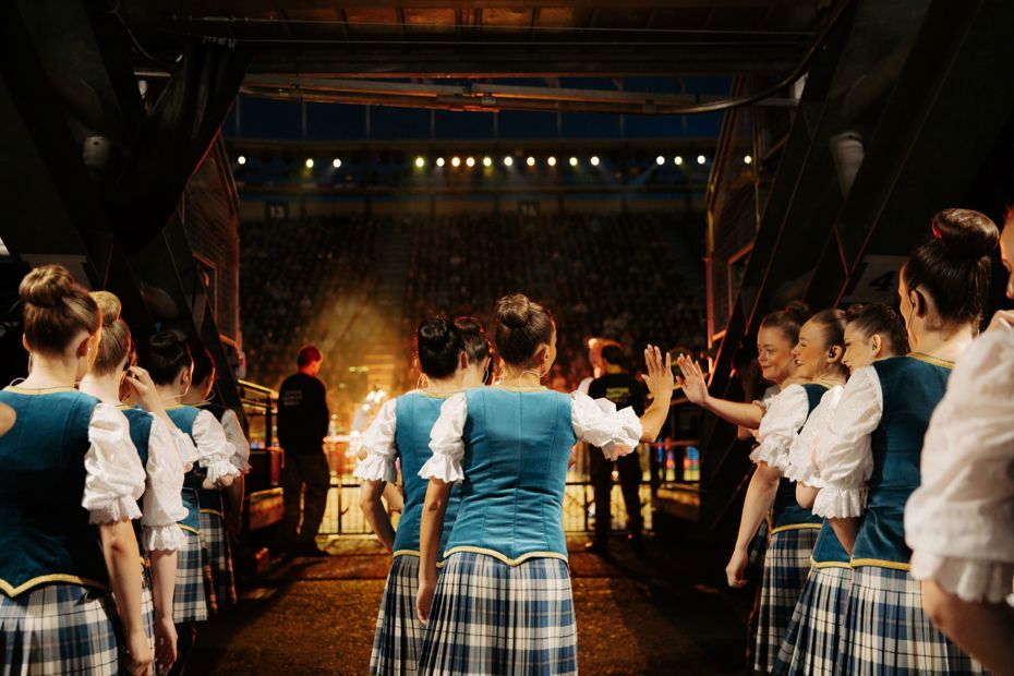 Tattoo Dancers perform in the Finale Of The Royal Edinburgh Military Tattoo 2026 Show A Call To Gather