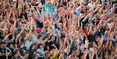 Image of the crowd at The Royal Edinburgh Military Tattoo publicizing the Preview for 2026 going on sale at 50% off
