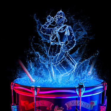 The creative execution for The Royal Edinburgh Military Tattoo 2027 Show The Same Heart Beat