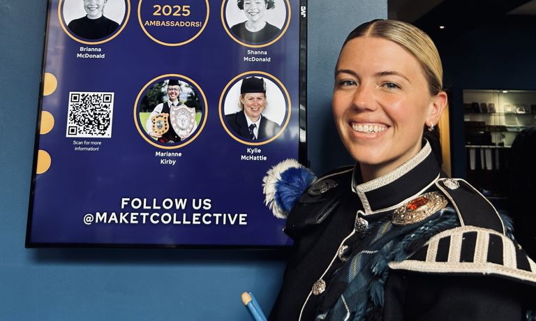 Snare Drummer Marianne Kirby is Maket Collective Ambassador