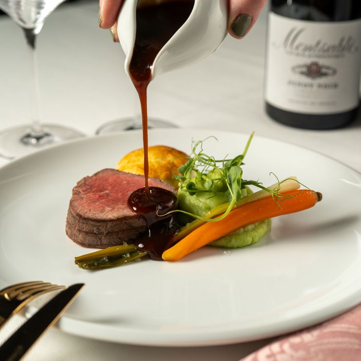 Dining in The Royal Gallery at The Royal Edinburgh Military Tattoo