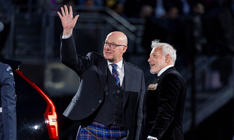 First Minister of Scotland John Swinney Attends The Royal Edinburgh Military Tattoo 2026