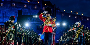 Pipes and Drums performer at The Royal Edinburgh Military Tattoo Show in 2025