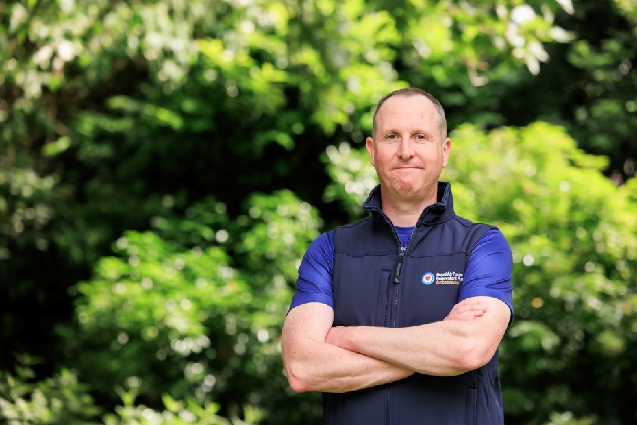 Andrew Stevens was helped by the RAF Benevolent Fund - a military charity supported by The Royal Edinburgh Military Tattoo