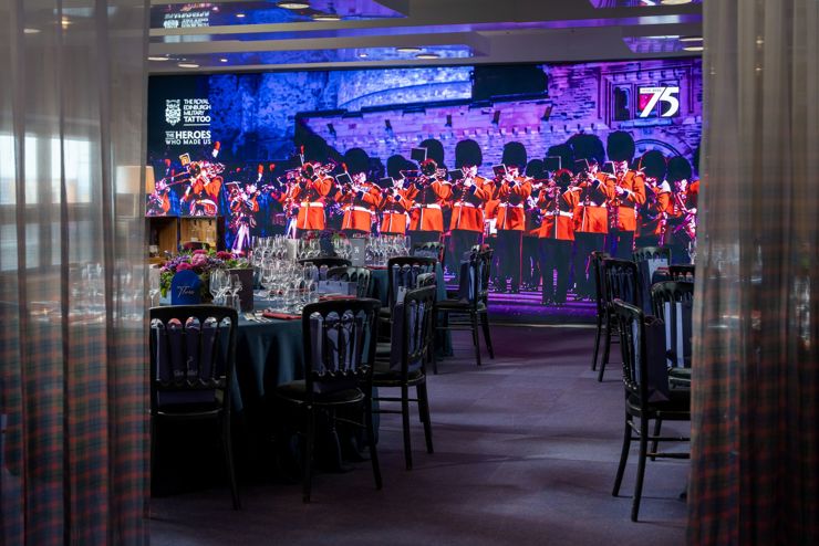 The Royal Gallery Dining Experience Package at The Royal Edinburgh Military Tattoo