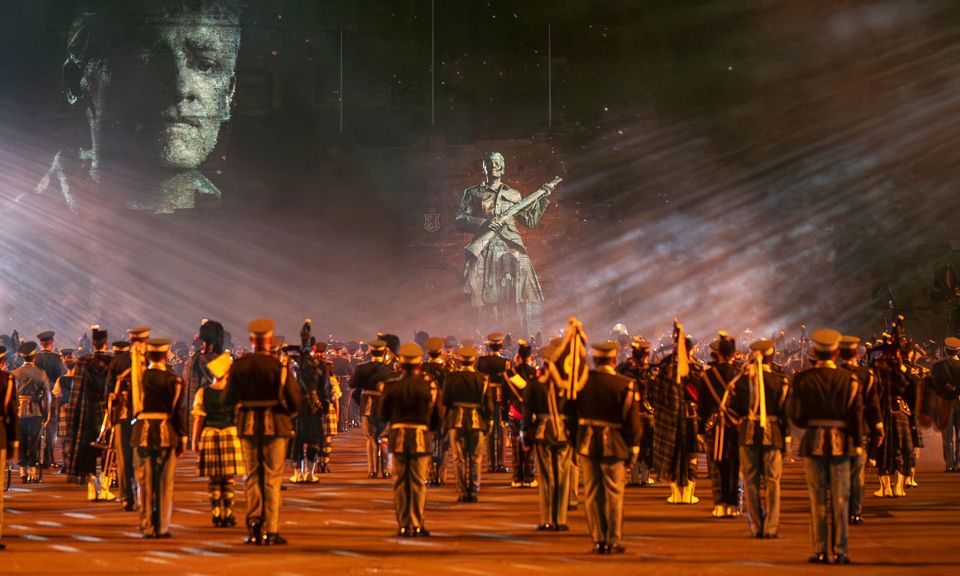 The Call Cast Finale of The Royal Edinburgh Military Tattoo 2026 Show A Call To Gather